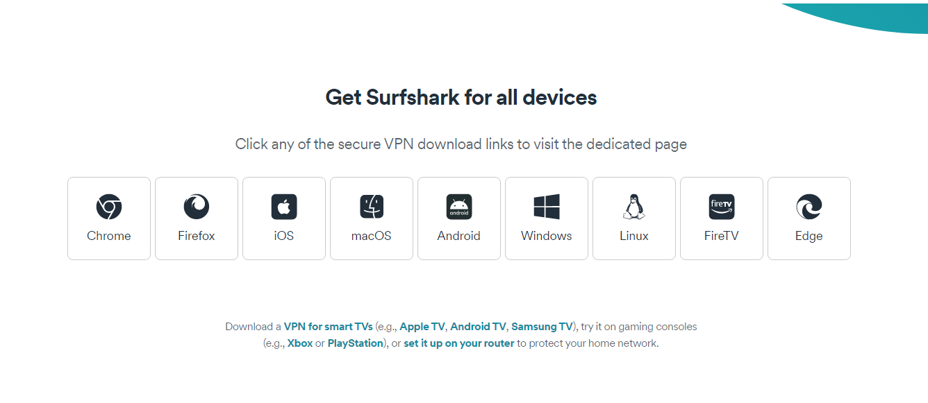 Surfshark for all devices