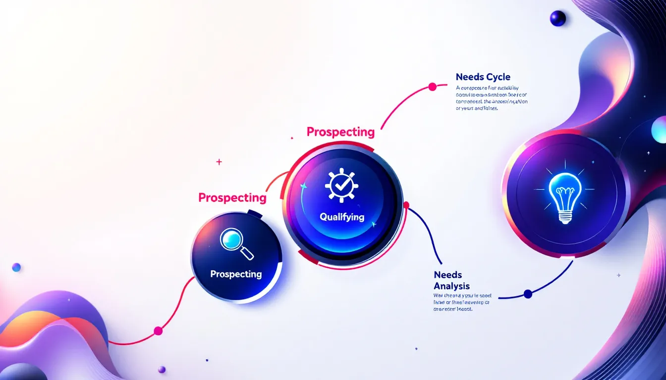 A diagram showing the importance of a well-defined sales cycle.