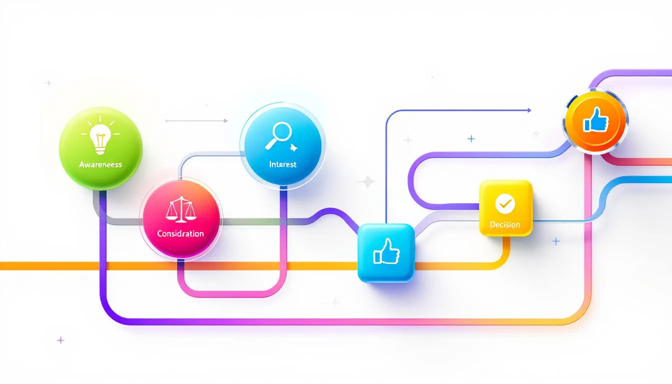 A representation of psychological aspects influencing the sales cycle.