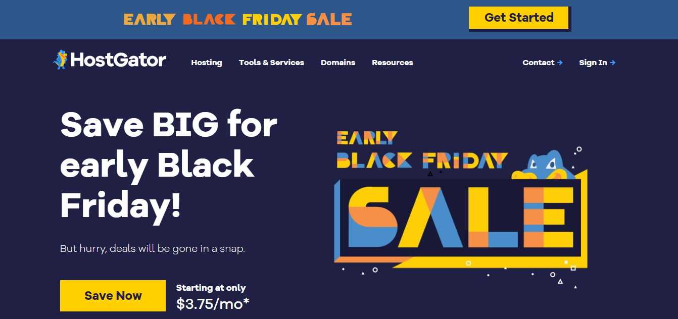 Hostgator Black Firday Web Hosting Deals