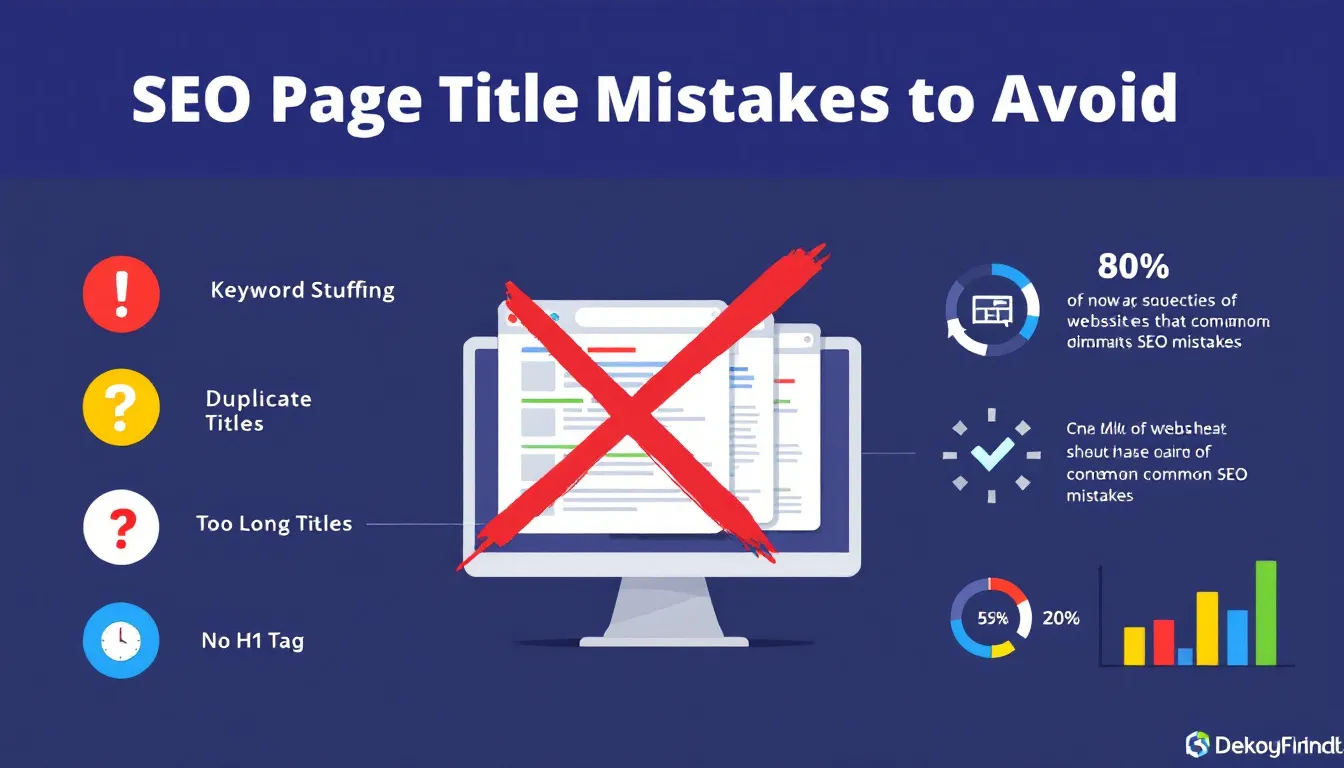 Common SEO Page Title Mistakes to Avoid.