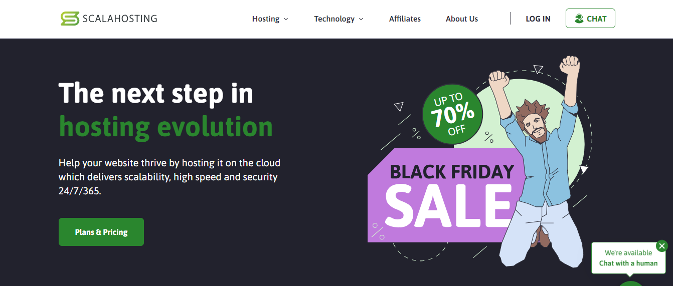 Scalahosting black friday deal