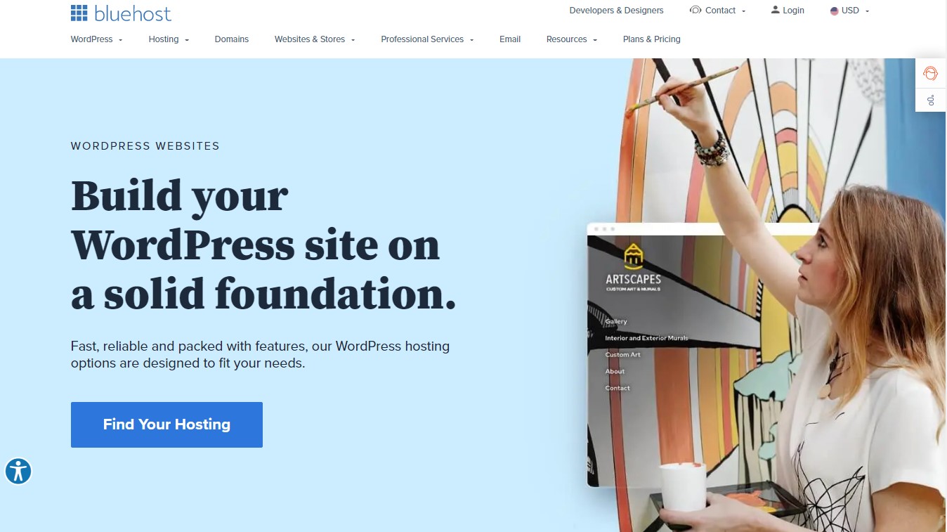 Bluehost managed WordPress