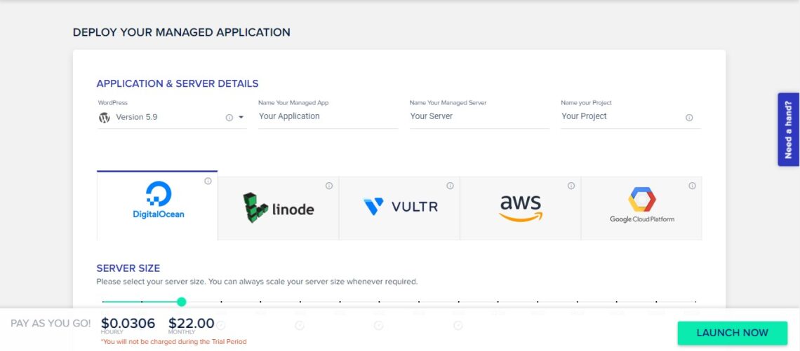 Diploy your managed application