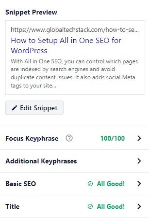 SEO Score_Page analysis